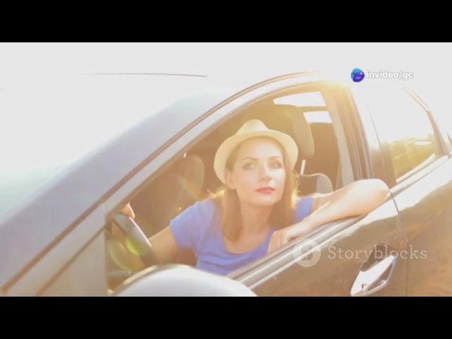 YouTube thumbnail showing GC Airport Transfers service from Byron Bay to Brisbane Airport — private transfer in a Tesla or Kia, highlighting comfort and on-time travel.